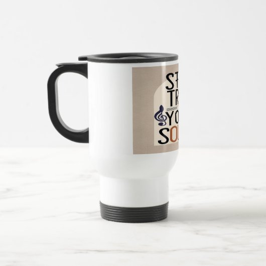 Mug De Voyage Restez Fidèle À Votre Son 2 (Gauche)