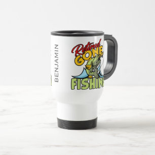 Mug De Voyage Retiré pêchant la coutume