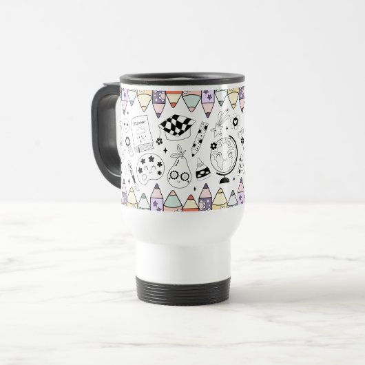 Mug De Voyage Retour à l'école (Devant gauche)