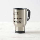 Mug De Voyage Retour à l'école ajouter nom de l'enseignant année (Devant droit)