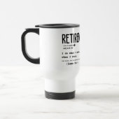 Mug De Voyage Retraite (Gauche)