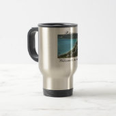 Mug De Voyage Retraite, accueil à la plage (Devant gauche)