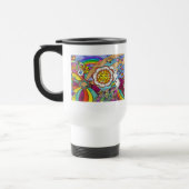 Mug De Voyage Retro 60s Psychedelic Sunshine Aigle Cadeaux (Gauche)