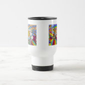 Mug De Voyage Retro 60s Psychedelic Sunshine Aigle Cadeaux (Centre)