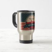 Mug De Voyage Retro Alberquerque New Mexico Skyline (Devant gauche)