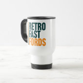 Mug de voyage Retro Fast Fords (Devant gauche)
