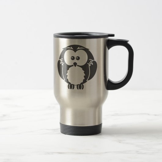 Mug De Voyage Rétro hibou (Droit)