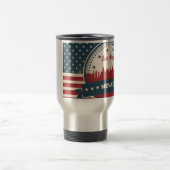 Mug De Voyage Retro Las Vegas Skyline (Centre)