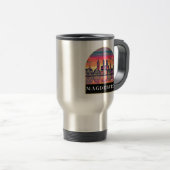 Mug De Voyage Retro Magdeburg Skyline (Devant droit)