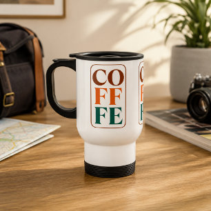Mug de voyage rétro pour les amateurs de café