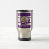 Rétro style pourpre de base-ball