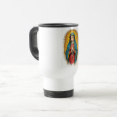 Mug de voyage rétro Vierge Marie (Devant gauche)