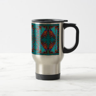 Mug De Voyage Rêve de l'Emblème des papillons