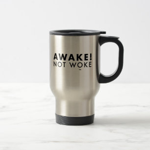 Mug De Voyage Réveillez-vous ! Pas Woke™ LOGO Acier inoxydable B