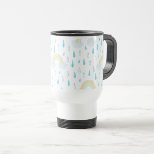 Mug De Voyage Rêves arc-en-ciel (Devant droit)