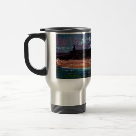 Mug De Voyage Rêves côtiers Voyage Mug (Gauche)