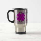Mug De Voyage Ribbon Clover violet Modèle par Kenneth Yoncich (Gauche)