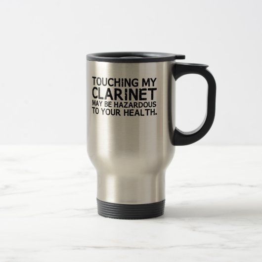 Mug De Voyage Risque de Clarinet (Droit)