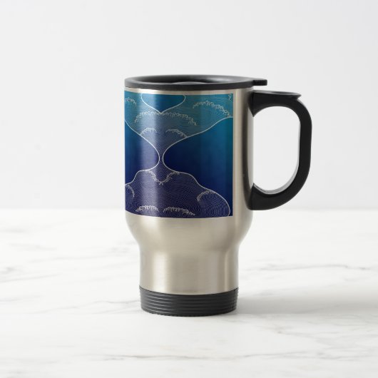Mug De Voyage rivière bleue (Droit)