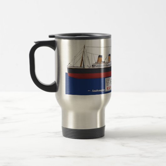 Mug De Voyage RMS Titanic (Gauche)