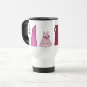 Mug De Voyage Robes de fête de mariage de l'équipe de la mariée  (Devant gauche)