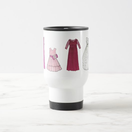 Mug De Voyage Robes de fête de mariage de l'équipe de la mariée  (Centre)