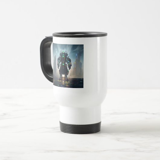 Mug De Voyage Robot 4 banlieue (Devant gauche)