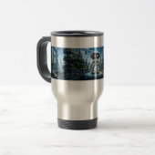Mug de voyage Robot IA | AIC Identité numérique #0 (Devant gauche)