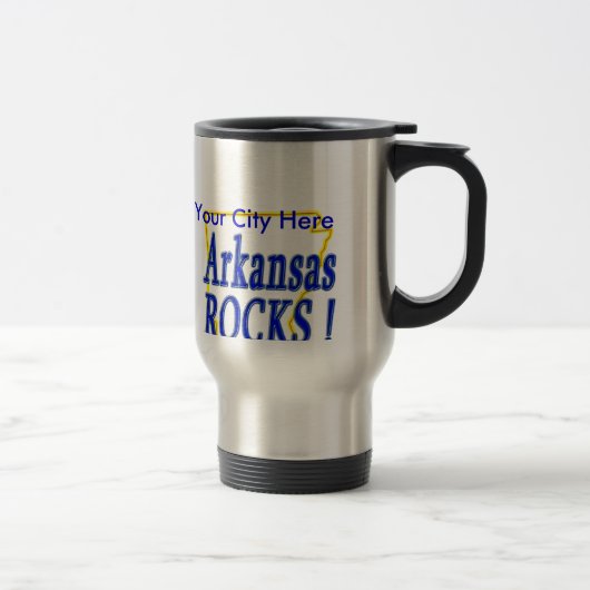 Mug De Voyage Roches de l'Arkansas ! (Droit)