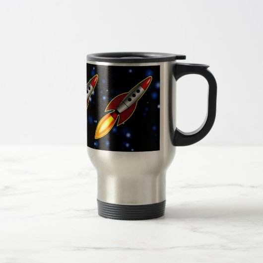 Mug De Voyage Rockets rétro - Customisé (Droit)