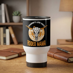 Mug De Voyage Rodeo Maman Fête des Mères Western Unique