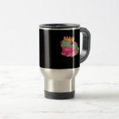 Mug De Voyage Roi Grenouille Funky Mème Style Classique (Devant droit)