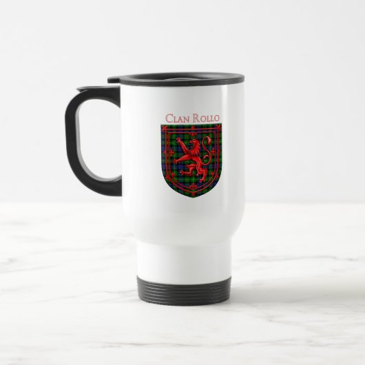 Mug De Voyage Rollo Tartan Scottish Plaid Lion Rampant (Gauche)