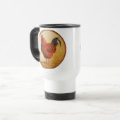 Mug De Voyage Rooster chicken de Rhode Island (Devant gauche)