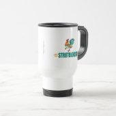 Mug De Voyage Rooster drôle (Devant droit)