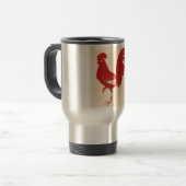 Mug De Voyage Rooster rouge (Devant gauche)