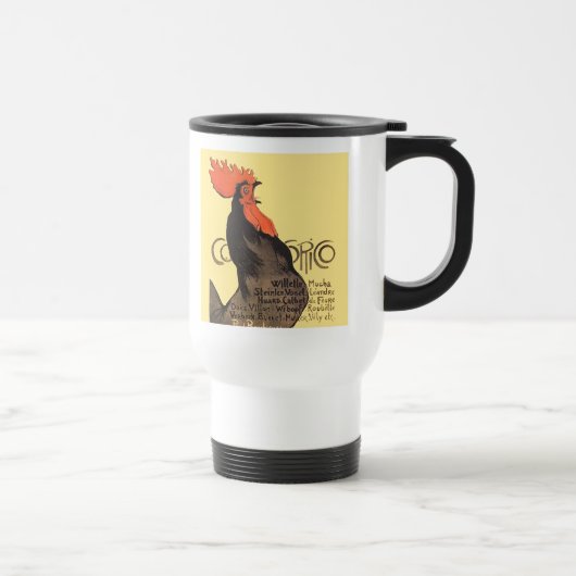 Mug De Voyage Rooster Steinlen Cocorico (Droite)