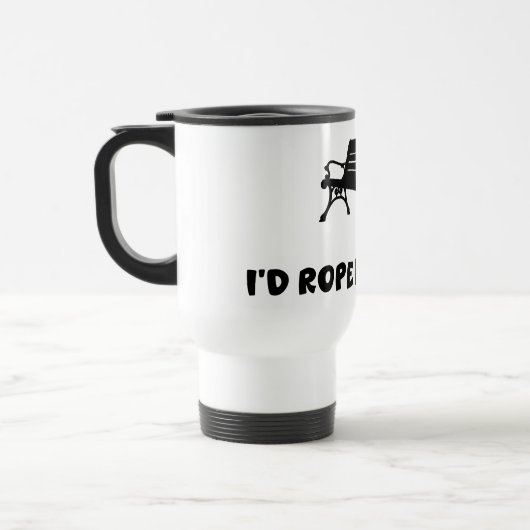 Mug De Voyage Rope Drop This Epic Theme Park Funny Logo (Gauche)