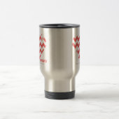 Mug De Voyage Rose 3 de zigzag (Centre)