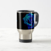 Mug De Voyage Rose bleu spectaculaire (Devant droit)