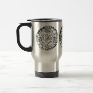 Mug De Voyage Rose de boussole victorien
