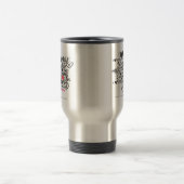 Mug De Voyage Rose de graffiti (Centre)