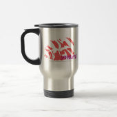 Mug De Voyage Rose de zèbre (Gauche)