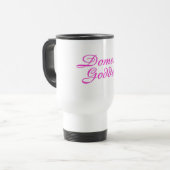Mug De Voyage Rose domestique de déesse (Devant gauche)