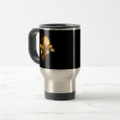 Mug De Voyage Rose d'or ( rose d'or ) (Devant gauche)