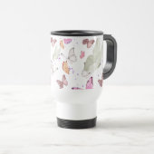 Mug De Voyage rose gold butterfly (Devant droit)