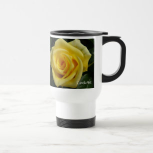 Mug De Voyage Rose jaune minuscule