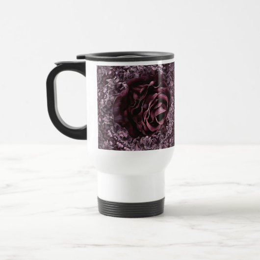 Mug De Voyage Rose Mandala  (Gauche)