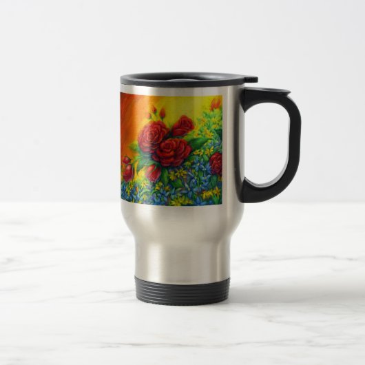 Mug De Voyage Rose Plumage (Droit)