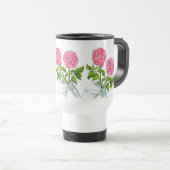Mug de voyage Rose sauvage (Devant droit)